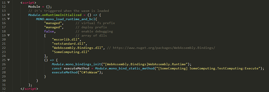 Part of index.html