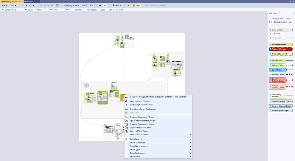 NDepend — Dependency Graph